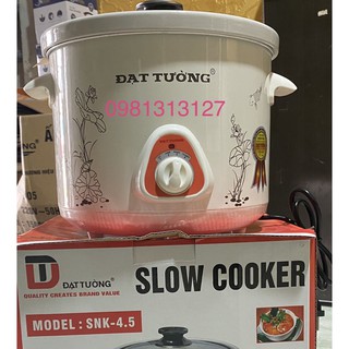 Nồi kho cá,hầm cháo chậm 4,5L ĐẠT TƯỜNG