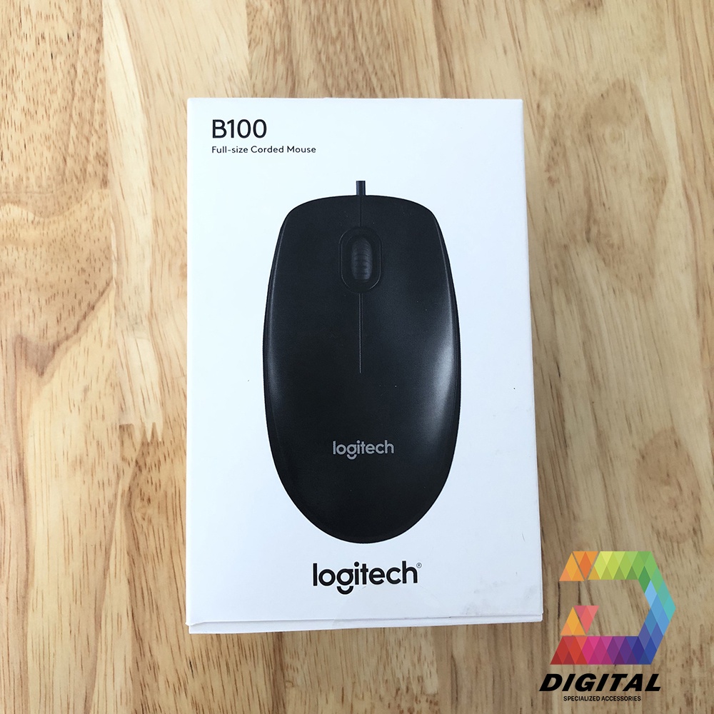 Chuột Có Dây Logitech B100 Chính Hãng