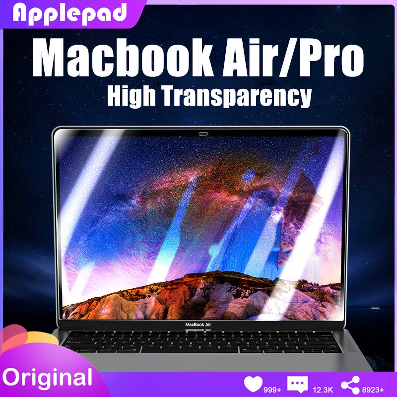 Kính Cường Lực Linh Hoạt Bảo Vệ Màn Hình Macbook Pro13 2021 M2 Chip A2681 A2337 A2338 Pro Air 12 13 15 16 A2141 A2442 A2485