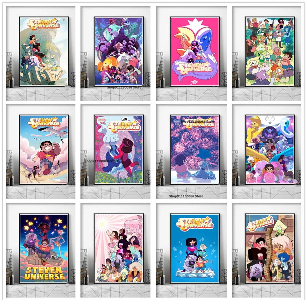 5d Tự làm Kim cương Bức tranh Steven Universe Poster cổ điển Phim hoạt hình Anime Phim hoạt hình Kim cương Khảm thêu Chữ thập Nghệ thuật Trang trí Nội thất 1 đơn đặt hàng