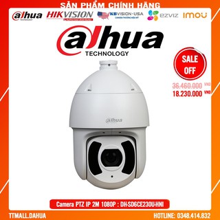 Camera speed dome ip 4mp dahua sd6ce230u-hni- bảo hành chính hãng 2 năm