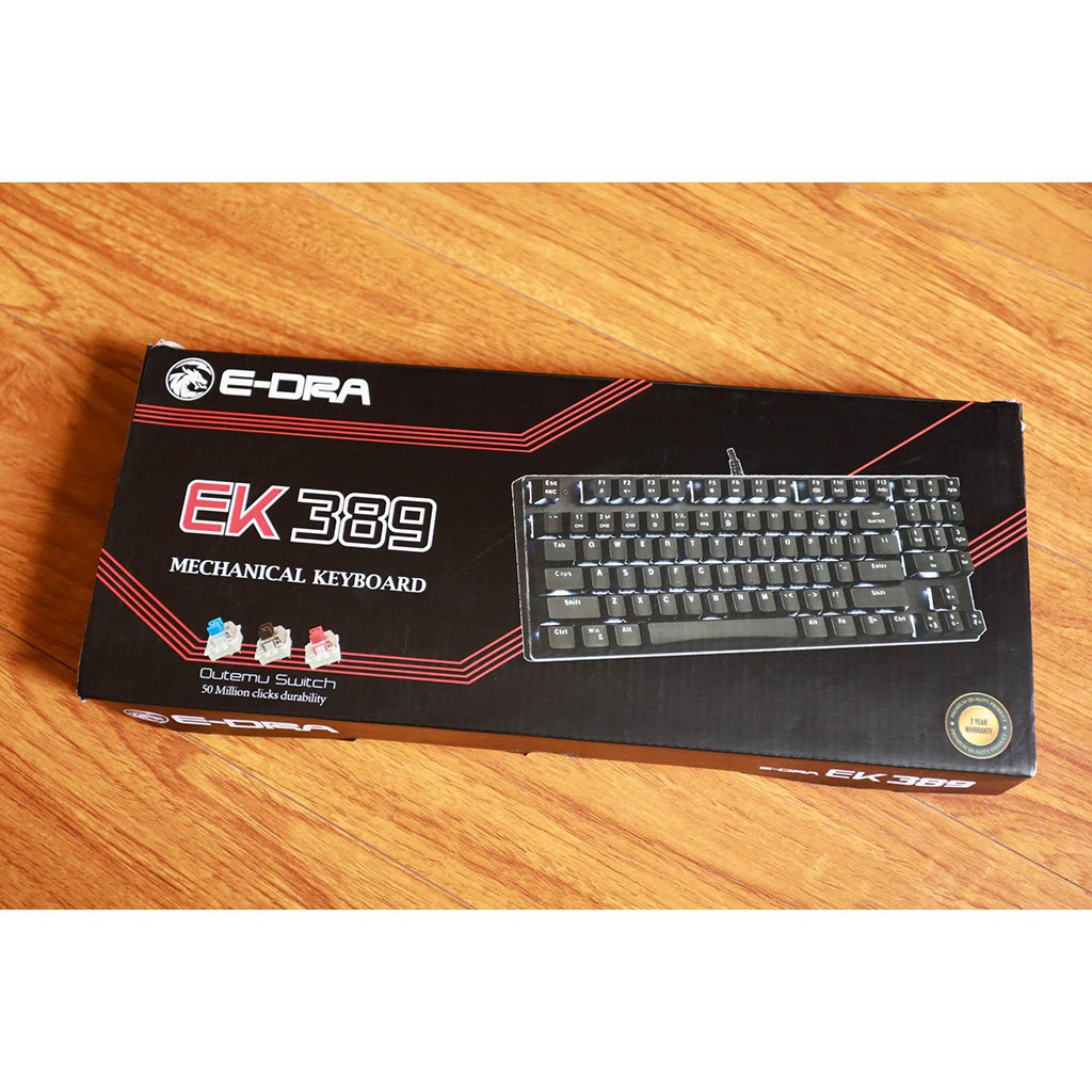 [Hàng Chính Hãng] Bàn phím cơ gaming E-DRA EK389, Bàn phím cơ game E-DRA EK389 - Bảo hành 24 tháng | BigBuy360 - bigbuy360.vn