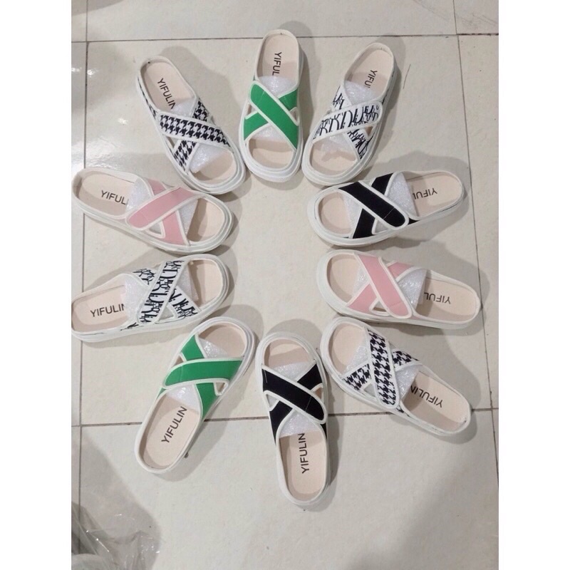 Giày Nữ - Giày Sục Nữ - Giày Đạp Gót Nữ Quai Chéo- dép quay chéo Hottrend 2022