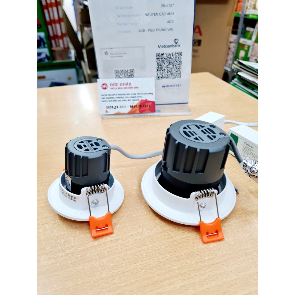 ĐÈN LED ÂM TRẦN  MẮT RỌI COB 5W/7W/15W kosoom  - ÁNH SÁNG TRẮNG/VÀNG/TRUNG TÍNH