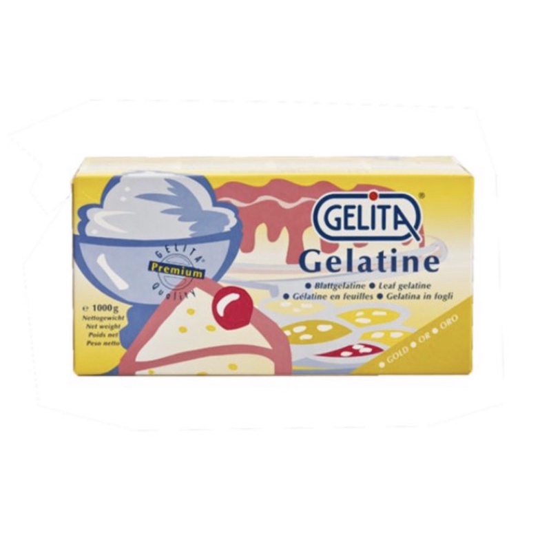 Gelatine lá dùng làm bánh