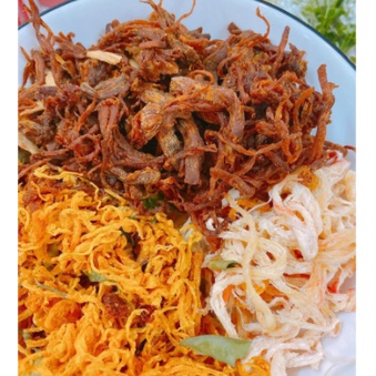 Mực mix 3 loại 300g JOJO Đồ ăn vặt hà nội vừa ngon vừa rẻ | BigBuy360 - bigbuy360.vn