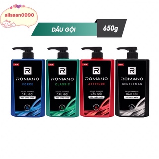 Dầu gội romano hương nước hoa 650g