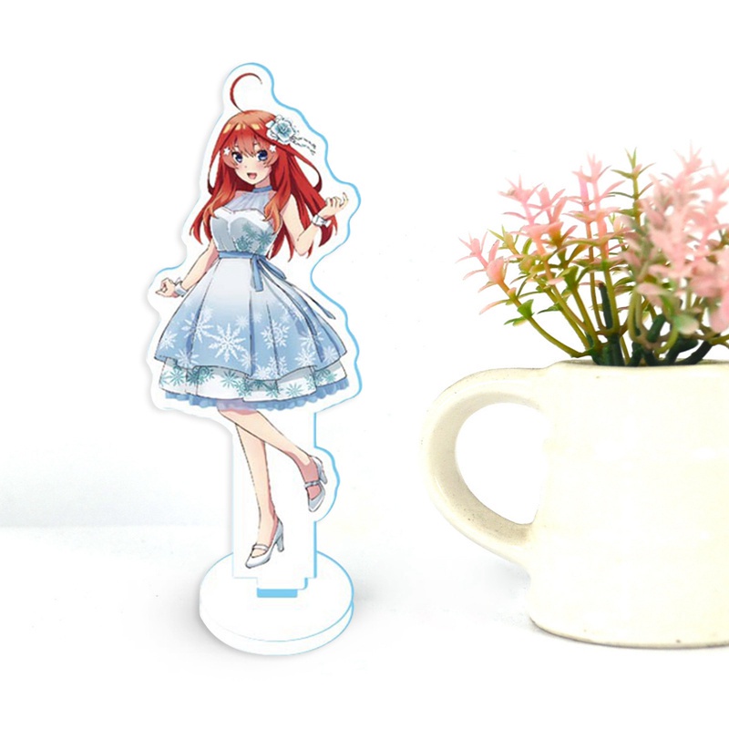 Mô Hình Nhân Vật Anime Bộ The Quintessential Quintuplets Chất Liệu Acrylic decor góc học tập để bàn làm việc