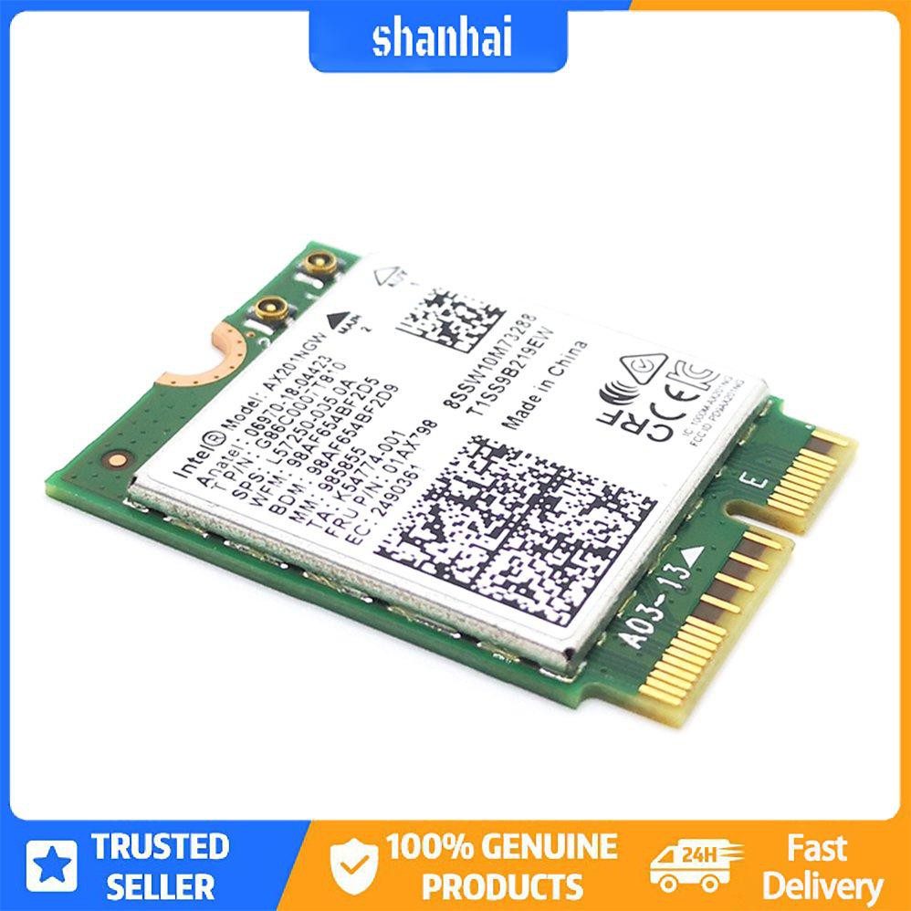 Wi-Fi 6 Intel AX201 Không dây 5.0 Băng tần kép 2.4G / 5G Không dây NGFF CNVi | BigBuy360 - bigbuy360.vn