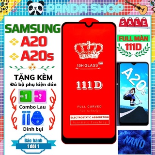 Kính Cường Lực Samsung A20S A20 dán full màn hình 111D trong suốt - Độ cứng cực cao bảo vệ điện thoại vỡ màn hình.