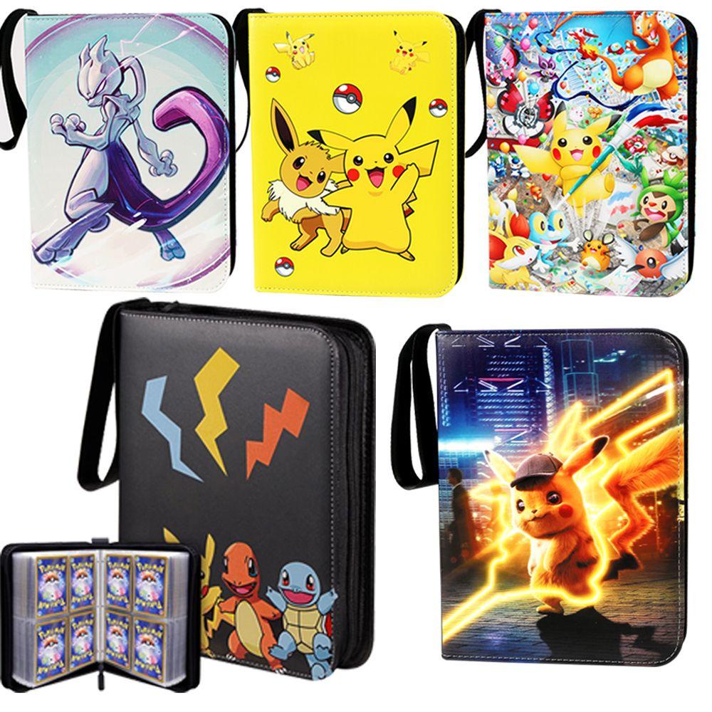 Bộ 400 bìa MMULCK đựng thẻ bài Pokemon 4 ngăn dễ thương cho bé