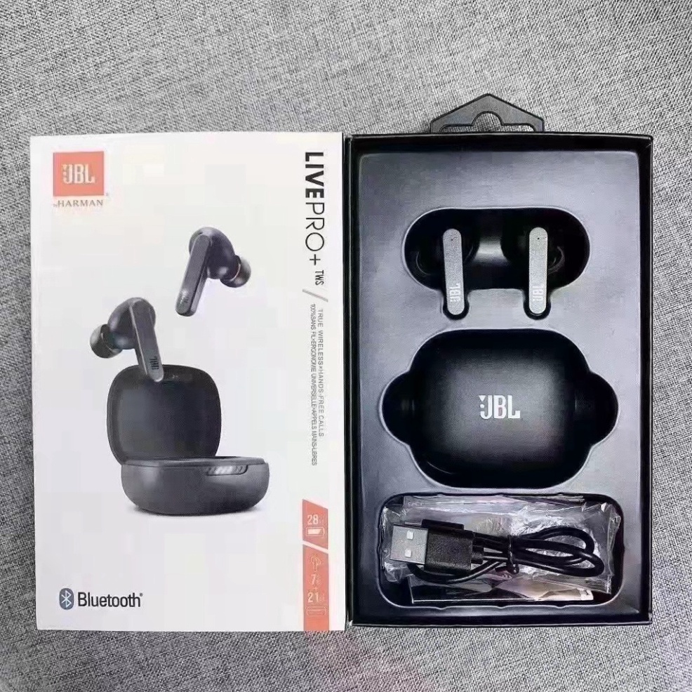 Tai nghe True Wireless không dây Bluetooth TWS Floveme - LIVE PRO+, chống nước IPX4 , Âm bass mạnh mẽ , Bluetooth 5.0