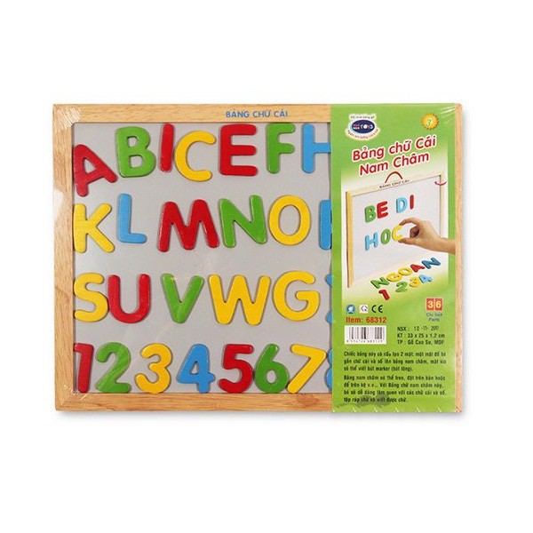 Đồ chơi gỗ - Bảng chữ cái nam châm Winwintoys 68312