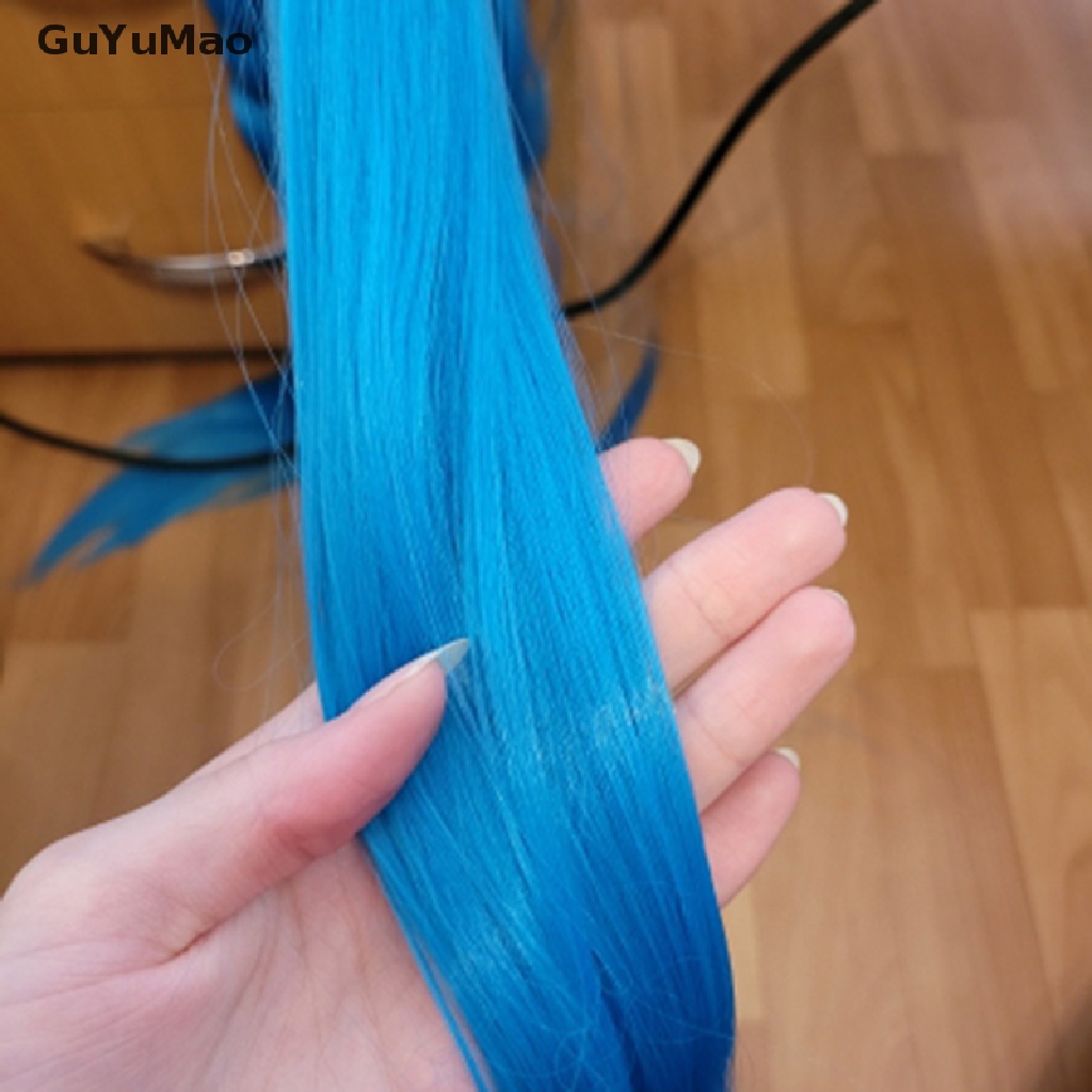 Bộ Tóc Giả Hóa Trang Jinx 120cm Màu Xanh Dương