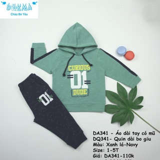 Bộ dài tay có mũ Dokma