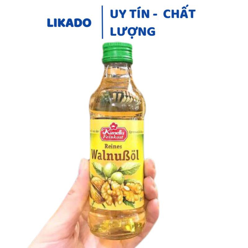 Dầu óc chó cho bé ăn dặm Kunella Đức nguyên chất 100ml (date 1/2022)