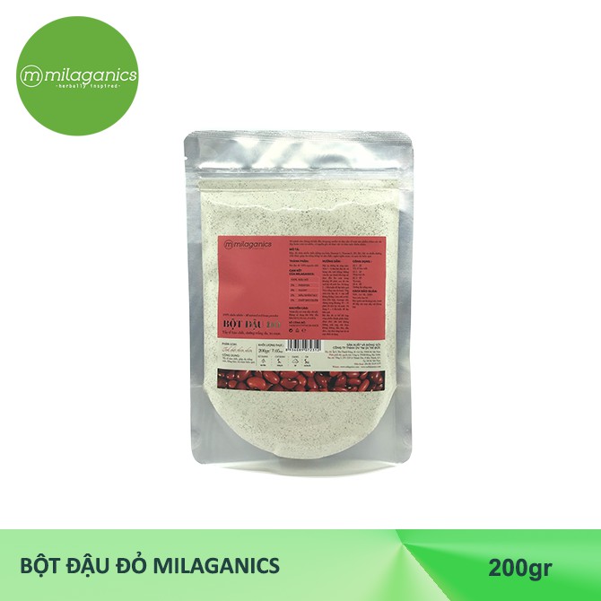 Combo Bột Cám gạo 200g và Bột Đậu đỏ 200g Milaganics | BigBuy360 - bigbuy360.vn