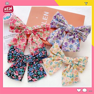 Kẹp tóc nơ vải hoa bản to đẹp vintage dễ thương xinh xắn đáng yêu thời trang Hàn Quốc hot nhất năm 2021