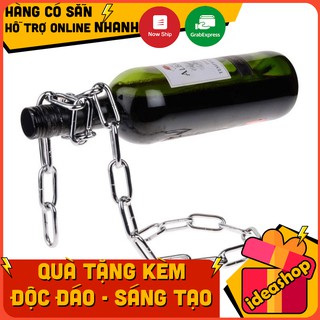Giá để chai rượu lơ lửng - Dây xích (Magic Chain Bottle Holder)