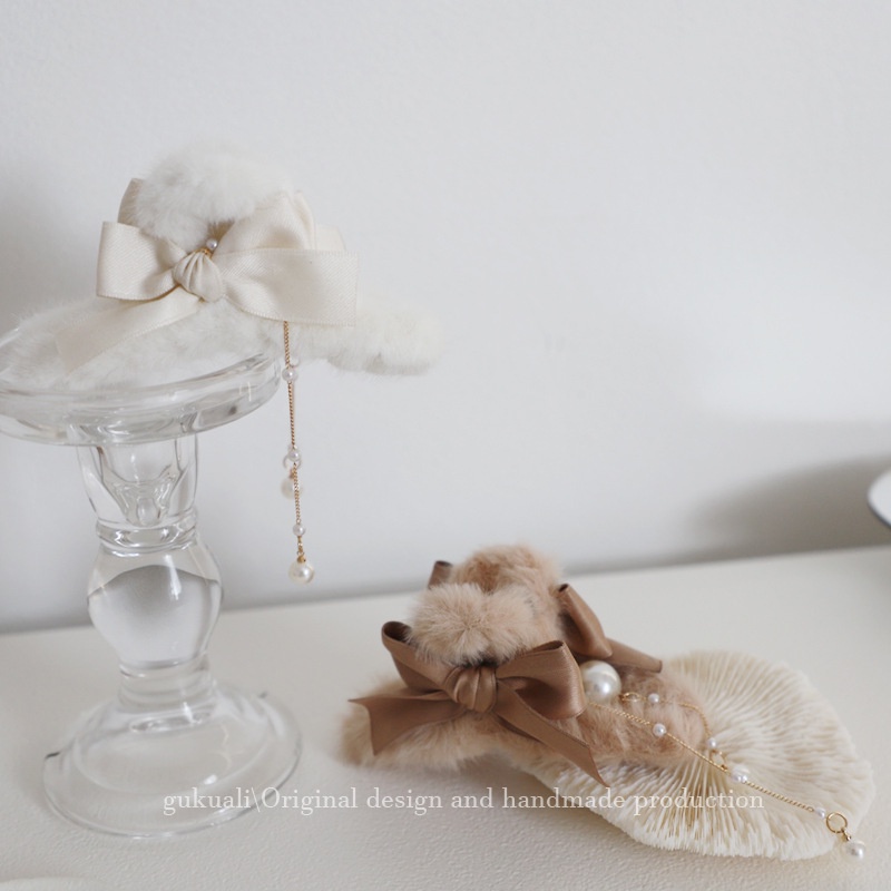 Kẹp tóc hình nơ phối tua rua phong cách thời trang Nhật Hàn dành cho nữ