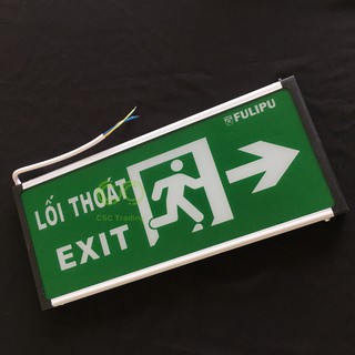 Đèn Exit 2 Mặt Mũi Tên Chỉ Hướng 1 Chiều EX02-01