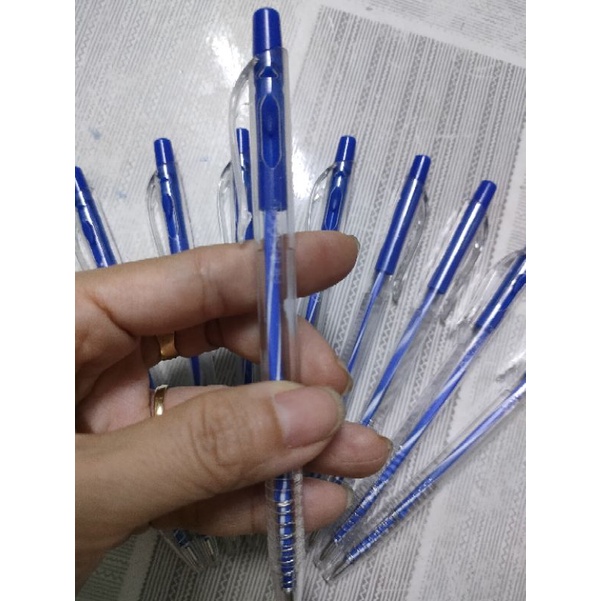 Combo 10 cây bút bi màu xanh