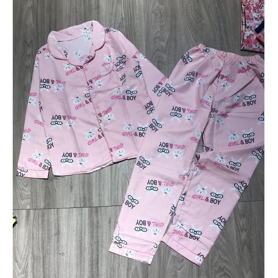 THANH LÝ | Đồ Bộ Mặc Nhà "Quần dài" Pijama Kate Thái - Dưới 58kg