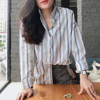 🌹Sơ mi sọc pha màu🌹
