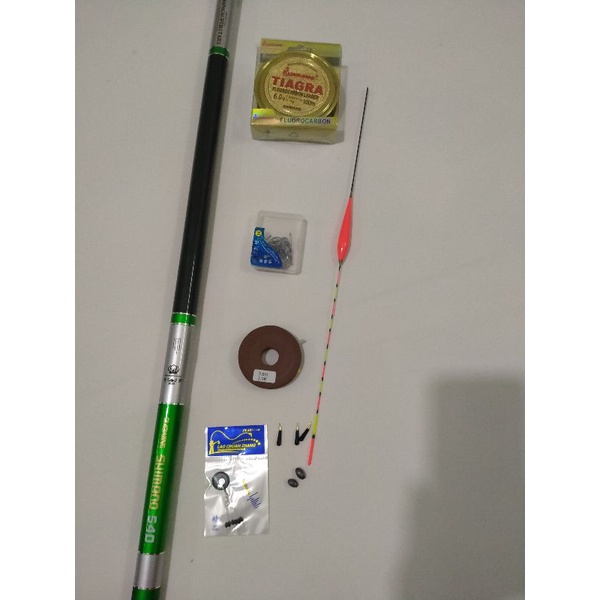 Combo cần câu đơn 5h và phụ kiện