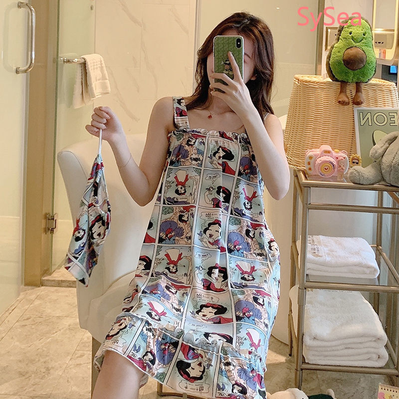 Đồ ngủ Họa Tiết Hoạt Hình Thời Trang Mùa Hè Cho Nữ