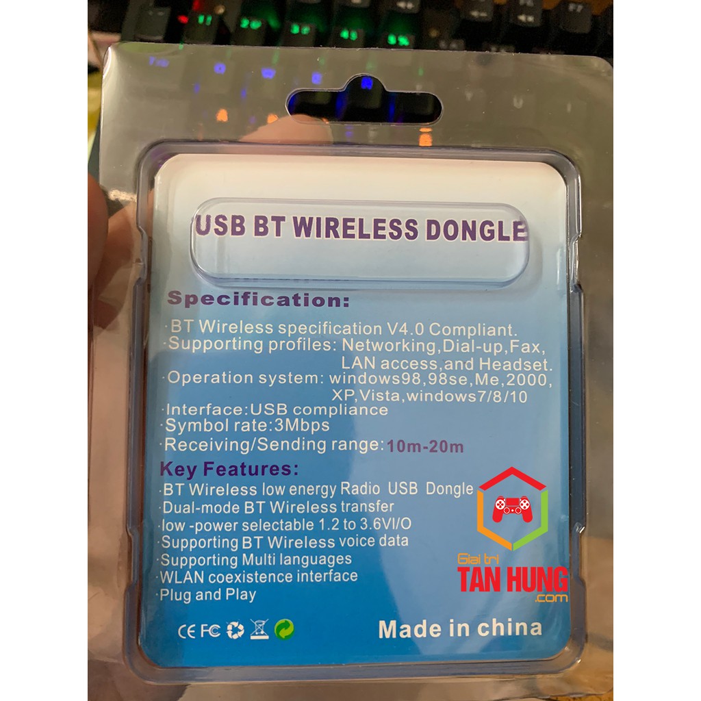 USB Bluetooth 5.0 Dongle giúp thu phát Bluethooth cho Pc , laptop | BigBuy360 - bigbuy360.vn