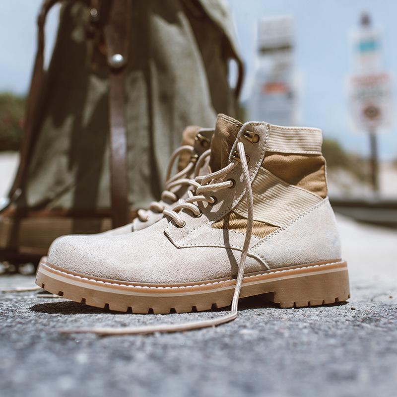 Giày bốt MADEN phong cách Anh Quốc ống cao cho nam