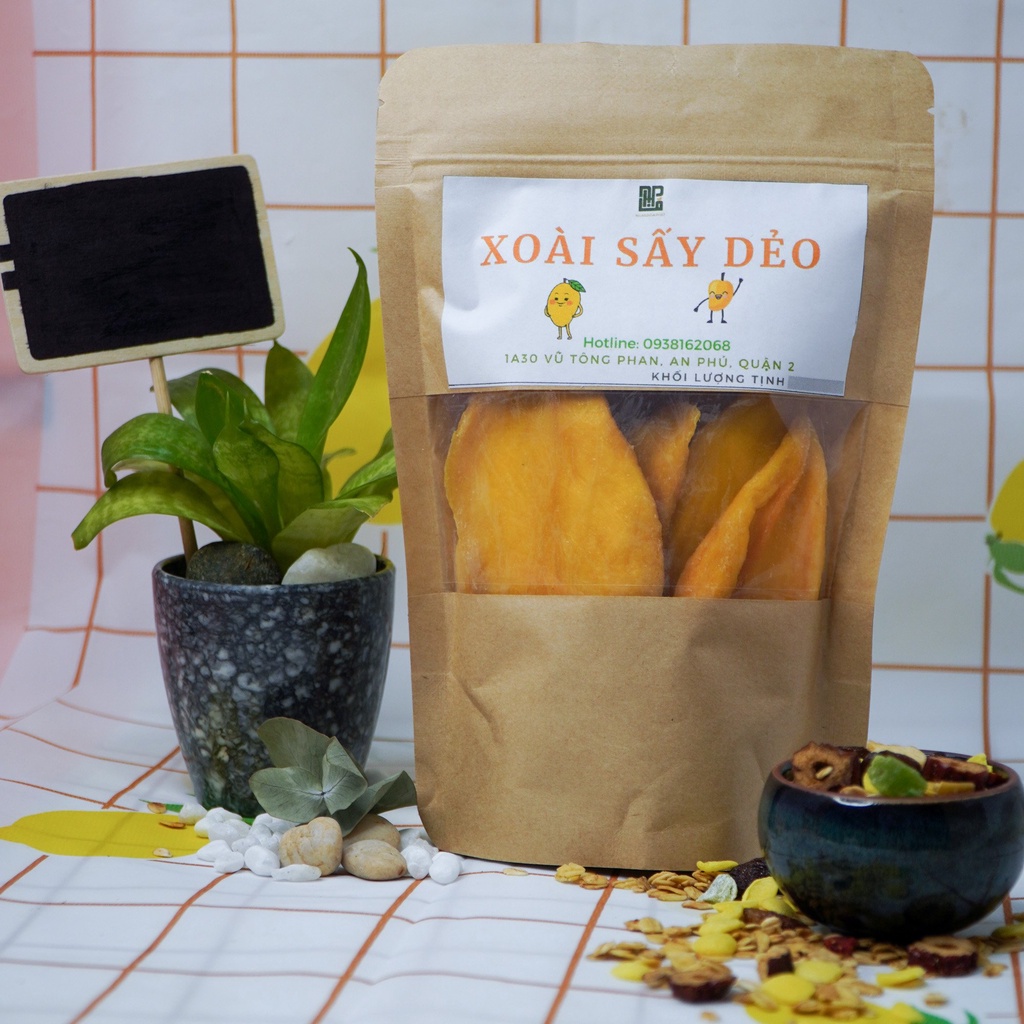 Xoài sấy dẻo không đường, loại đặc biệt, hàng xuất khẩu, thơm ngon đảm bảo VSATTP