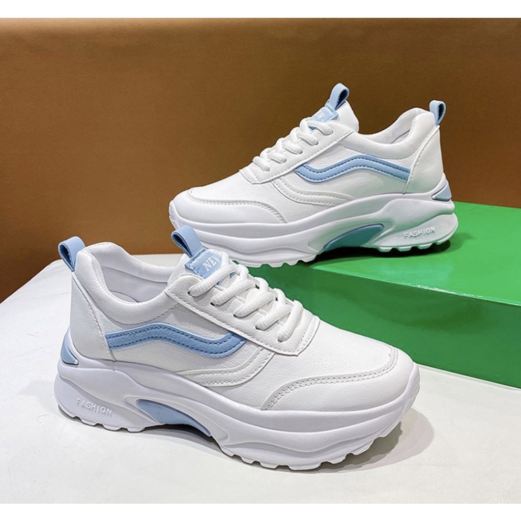 Hỗ trợ giao hàng nhanh_Giày the thao Sneaker Ulzzang phối đơn giãn GT0403 - GOLDSNEAKER