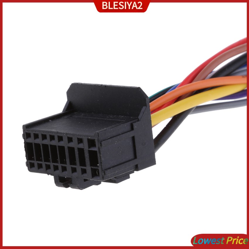 For Pioneer 2015 16 Pin to ISO Lead Wiring Loom Power Adaptor Radio Wire