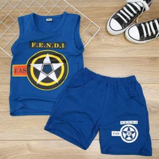 Bộ sát nách FENDI bé trai(uyendo)