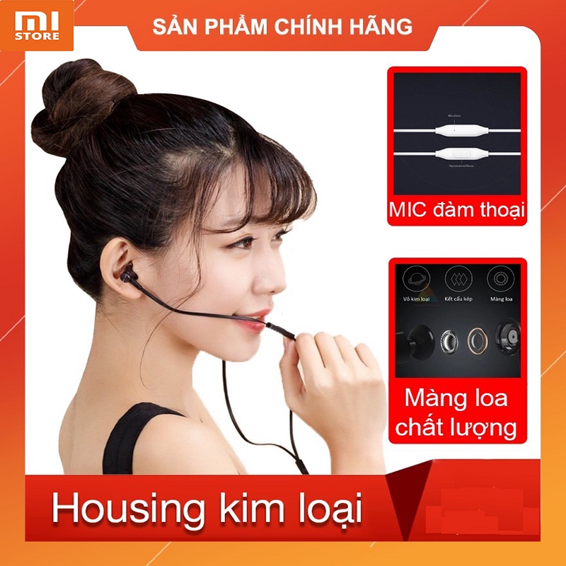 Tai nghe Xiaomi Mi In-Ear Headphones Basic 4.0 Tai nghe nhét tai Xiaomi