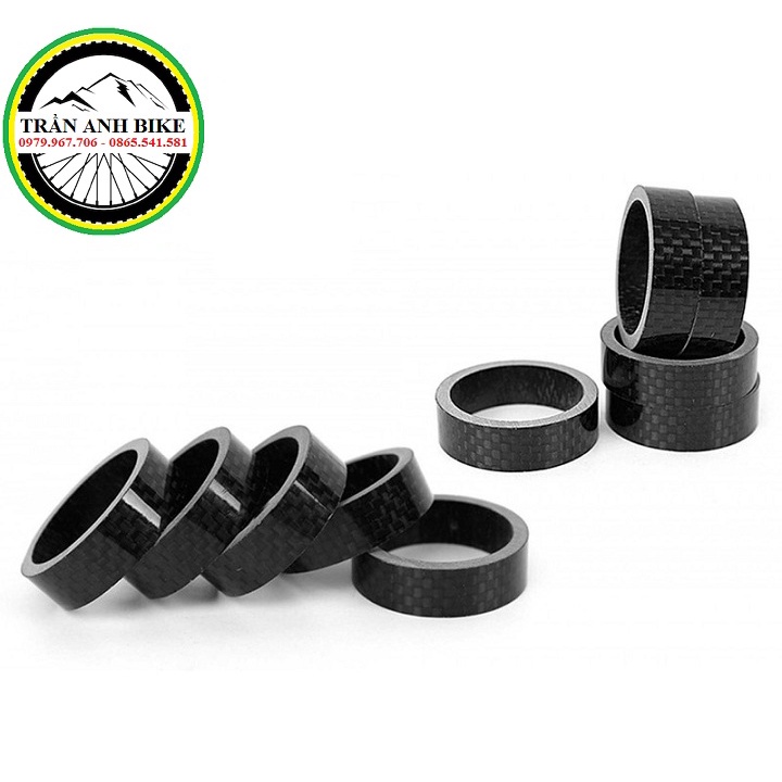 Vòng chêm pô tăng carbon xe đạp 10mm