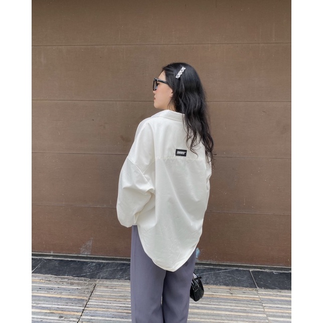 Sơ Mi TWENTI Kaki Form Rộng