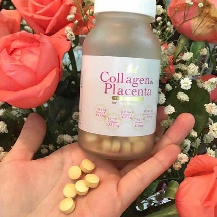 COLLAGEN&amp; PLACENTA - Viên uống trắng da, ngừa lão hoá Nhật - 270 viên