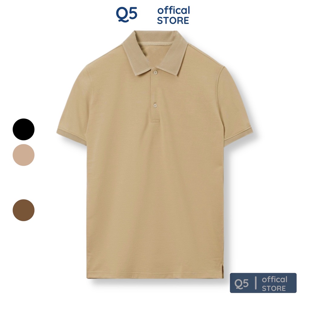 Áo thun POLO nam cổ bẻ BASIC vải cá sấu Cotton trẻ trung