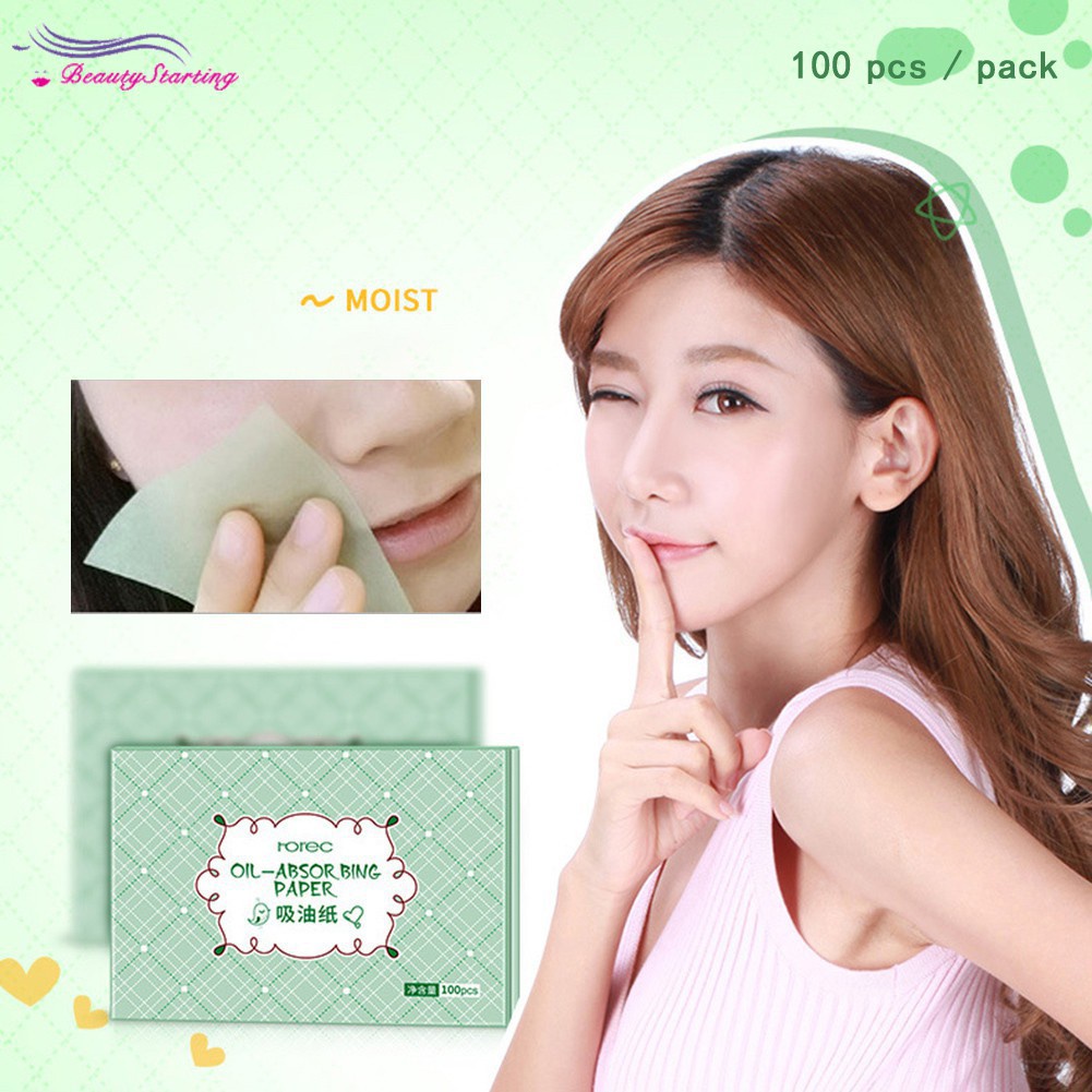 Gói 100 tờ giấy thấm dầu BT hương trà xanh tiện dụng | BigBuy360 - bigbuy360.vn