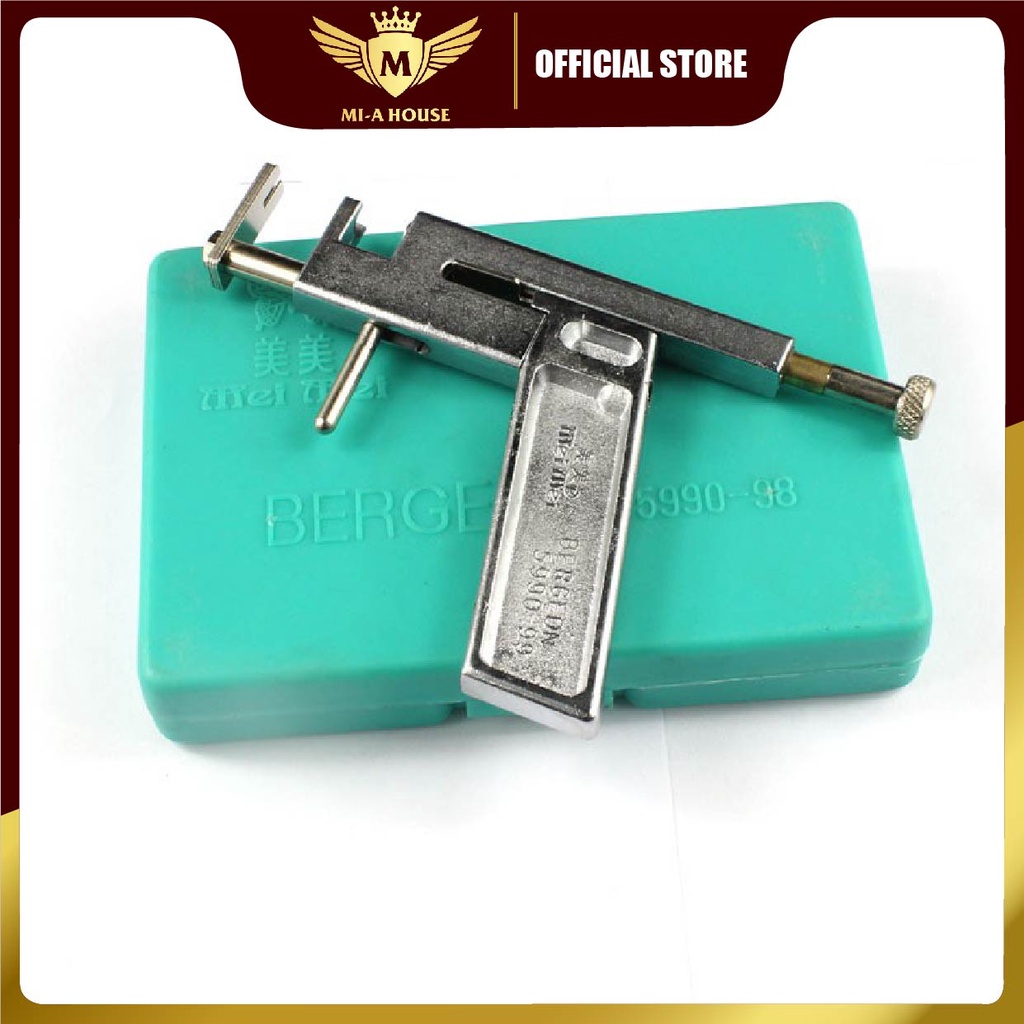 Máy bấm lỗ tai kim loại kèm 98 khuyên - dụng cụ xỏ khuyên tai chuyên nghiệp cho các tiệm nail spa - súng bắn lỗ tai rẻ
