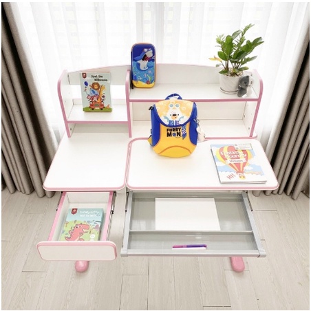 Bàn ghế học sinh, Bộ Bàn Ghế Chống Gù thông minh Luxury cho bé Cao Cấp