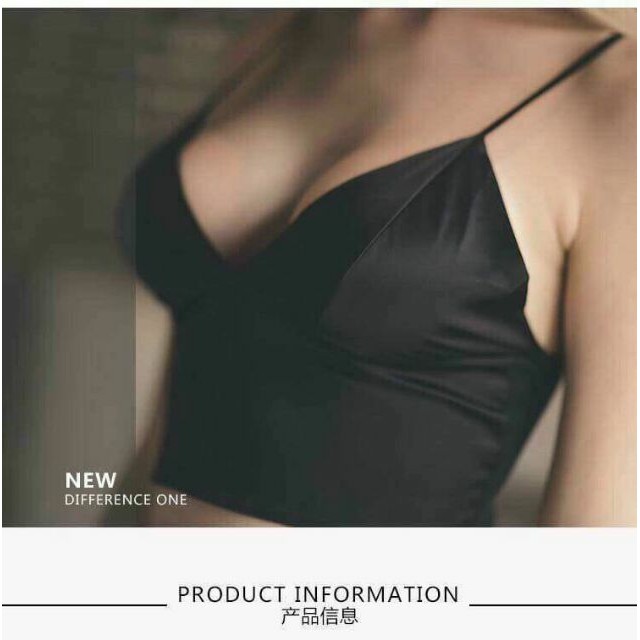 ÁO CROPTOP LỤA  2 DÂY 8 HÀNG NÚT GÀI