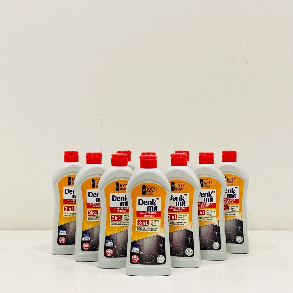 Dung dịch vệ sinh bếp DENKMIT 3in1, mẫu mới chai màu xám, dung tích 300ml