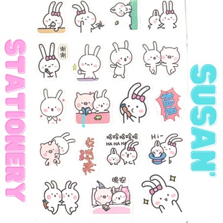 Sticker CUTE, dễ thương, mẫu mới nhất trang trí sổ, laptop