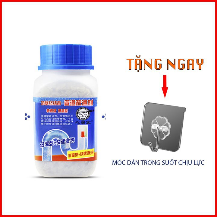 Bột Thông Cống, Đường Ống, Bồn Cầu, Bồn Rửa Mặt..Xử Lý Triệt Để Cặn Bã, Chất Thải Hữu Cơ Thần Thánh