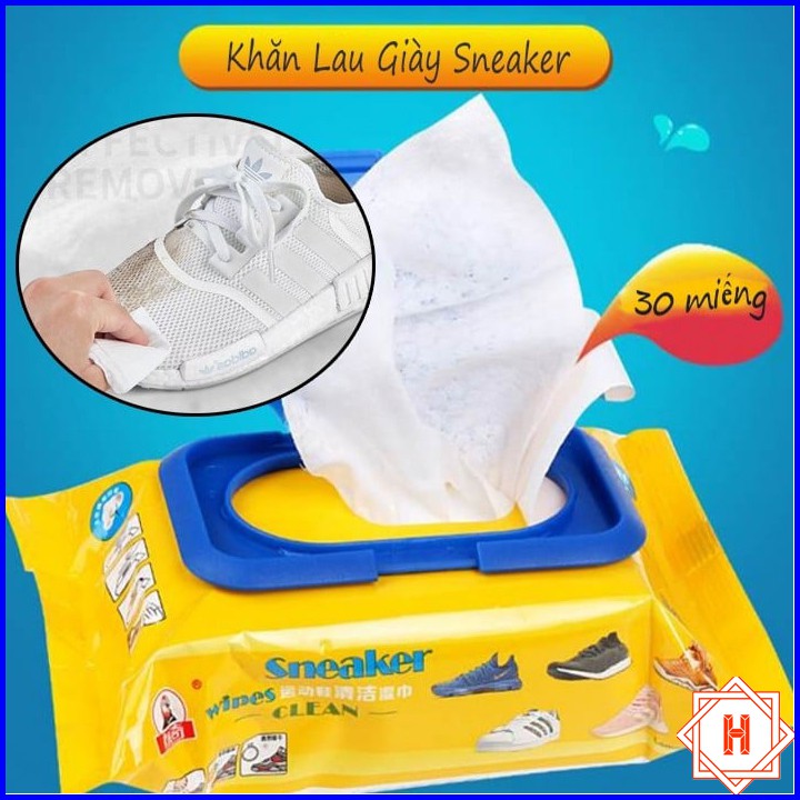 Gói Khăn Giấy Lau Giày Thần Thánh SNEAKER Hộp 30 Tờ { H }