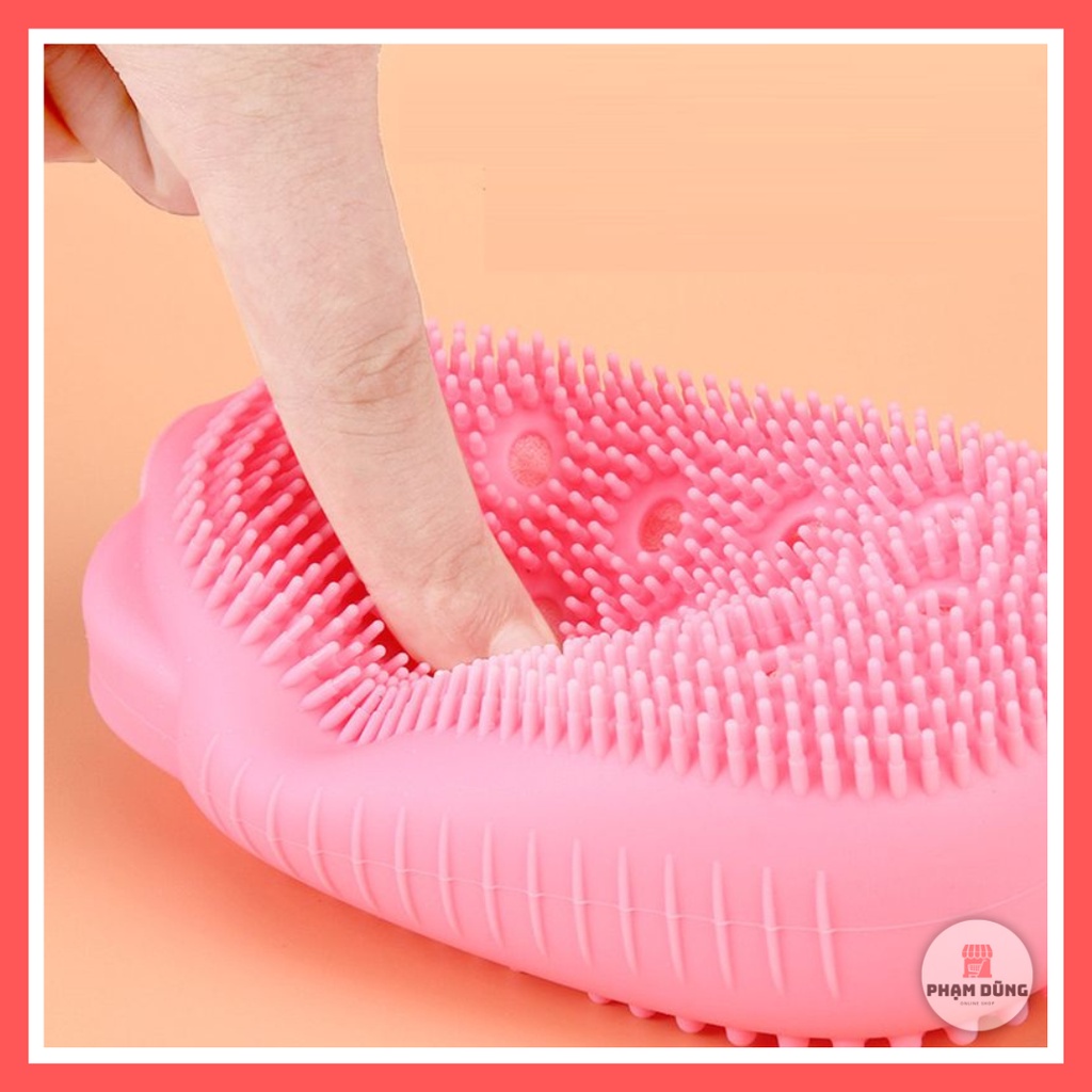 Bông tắm tạo bọt  massage hình chuột , bông tắm silicon tẩy tế bào chết